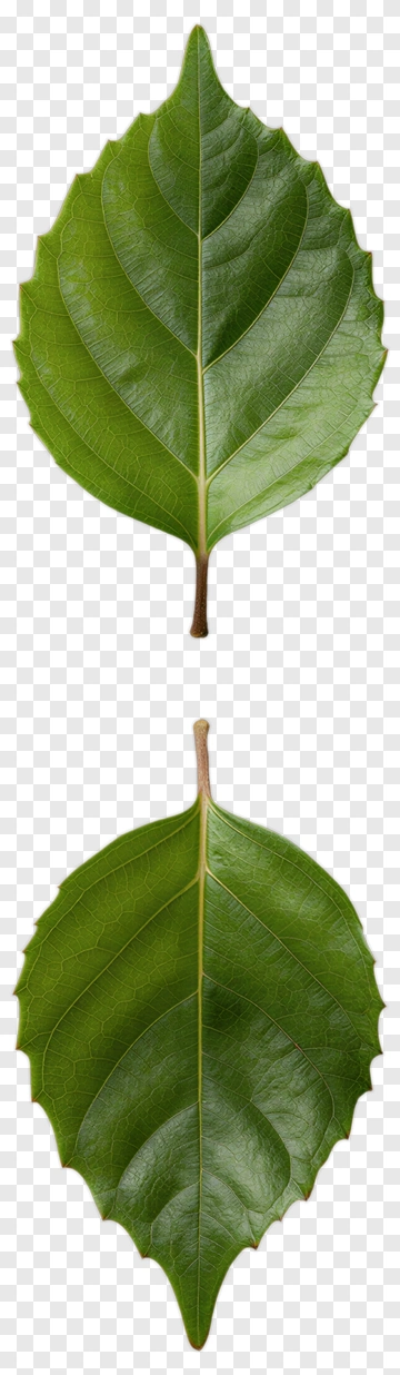 Two Green Leaves PNG