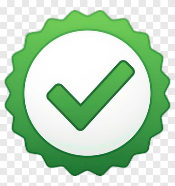 Green Checkmark Badge PNG