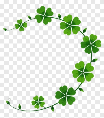 Four Leaf Clover Vine PNG