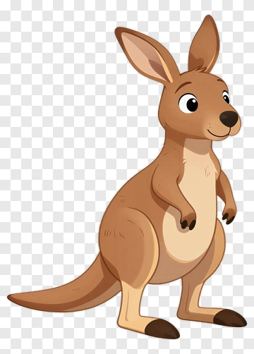 Cute Kangaroo PNG