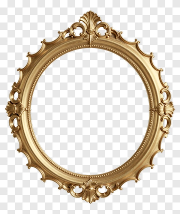 Ornate Gold Frame PNG