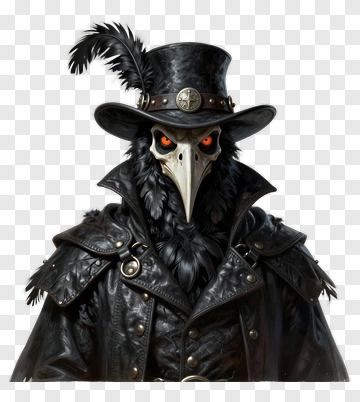 Plague Doctor Raven PNG