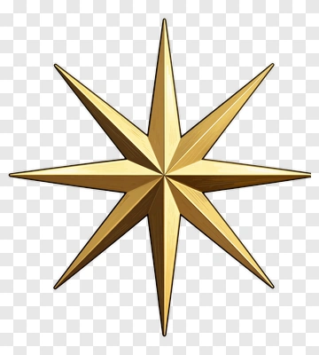 Golden Star PNG