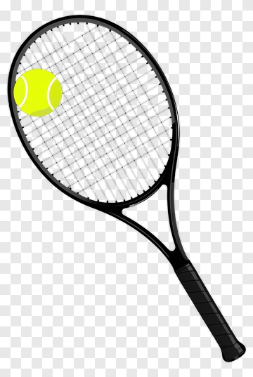 Tennis Racket With Ball PNG