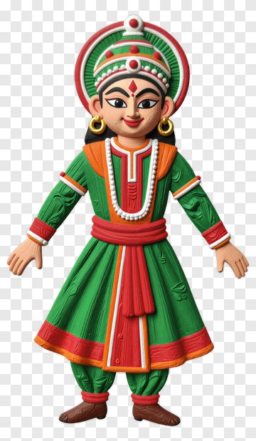 Durga Goddess Craft Statue PNG