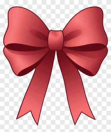Red Gift Bow PNG