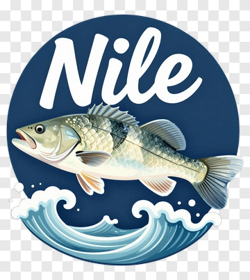 Nile Fish Logo Design PNG
