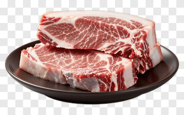 Premium Beef Steak On Plate PNG