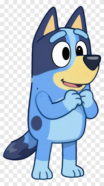 Bluey The Cartoon Dog PNG