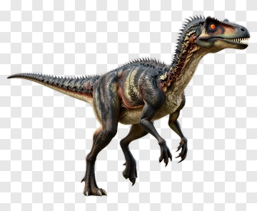 Dinosaur With Spiked Back PNG