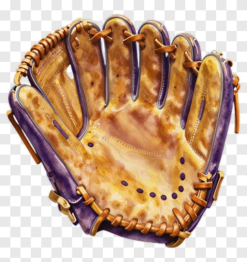 Watercolor Baseball Glove PNG