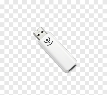 White USB Flash Drive PNG