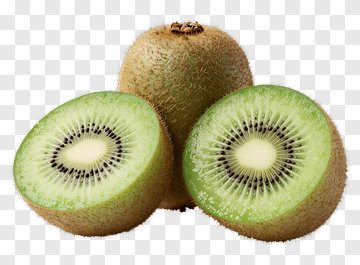 Fresh Kiwi Fruit Sliced Open PNG