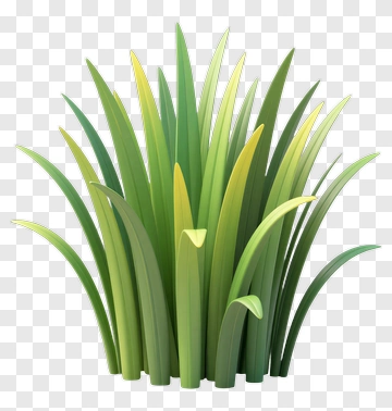 Green Grass Cluster PNG