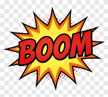 Boom Comic Explosion PNG