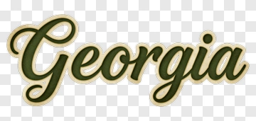 Georgia Font Design PNG