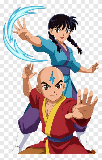 Rurouni Kenshin And Kyoko In Action PNG