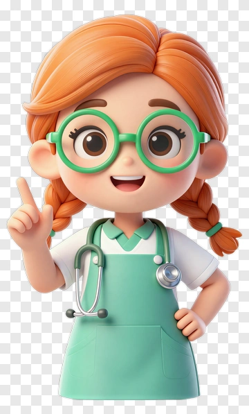 Cartoon Doctor With Stethoscope PNG