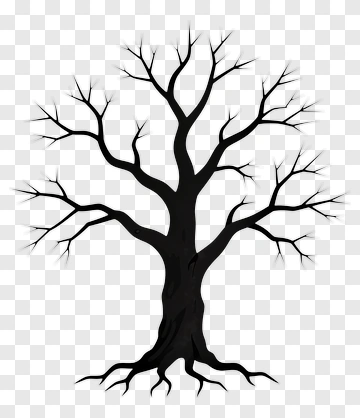 Black Tree Silhouette PNG