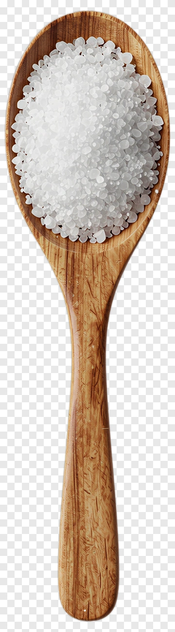 Salt In Wooden Spoon PNG