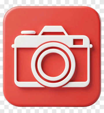 Red Camera Icon PNG