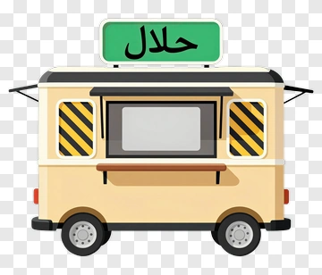 Halal Food Truck PNG