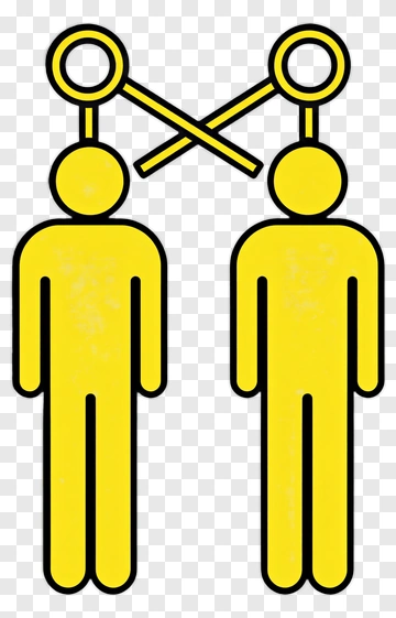 Two People With Scissors PNG