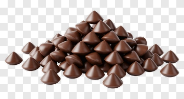 Pile Of Chocolate Chips PNG