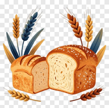 Fresh Bread With Wheat PNG