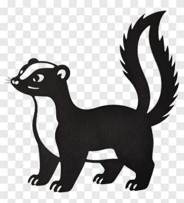 Skunk Cutout PNG