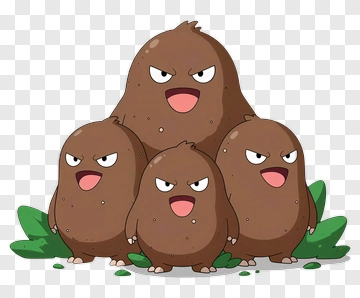Group Of Angry Potatoes PNG