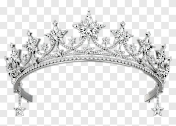 Star Tiara Crown With Diamonds PNG