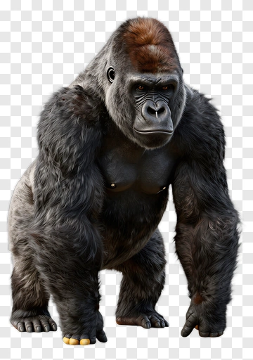 Gorilla Standing PNG
