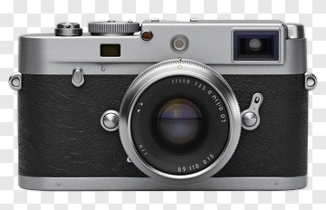 Silver And Black Camera PNG
