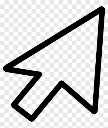 Black Cursor Icon PNG