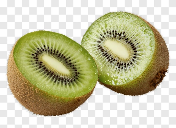 Fresh Cut Kiwi Fruit PNG