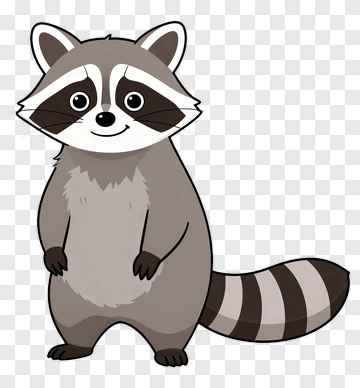 Cute Raccoon PNG
