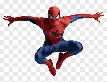 Spider-Man In Dynamic Pose PNG
