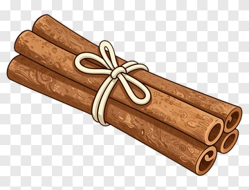 Cinnamon Sticks Tied With Ribbon PNG