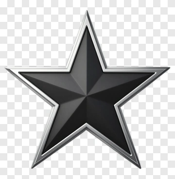 Metallic Star PNG