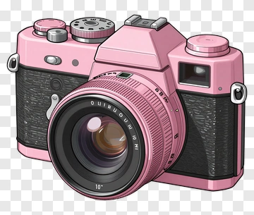 Pink Camera PNG