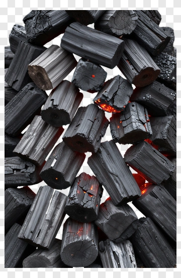 Charcoal Embers In A Fire Pit PNG