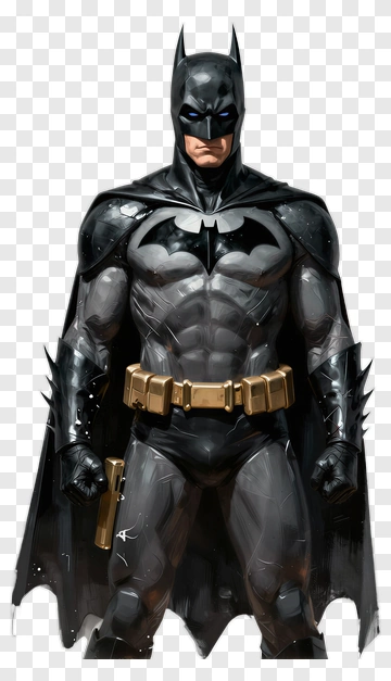 Batman In Full Costume PNG