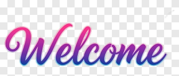 Welcome Text PNG