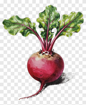 Beetroot Illustration PNG