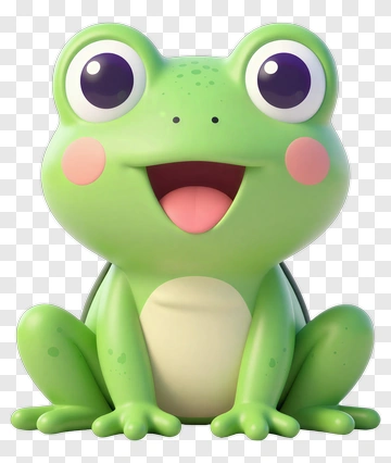 Happy Frog PNG