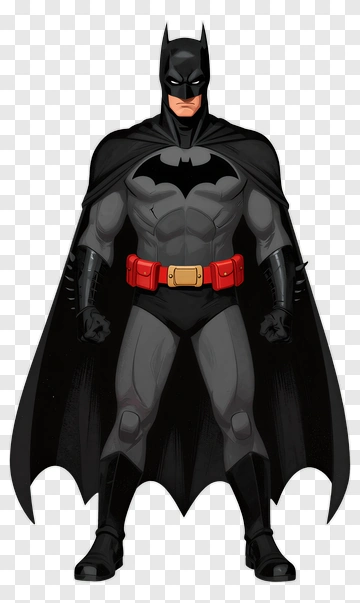 Batman In Classic Costume PNG