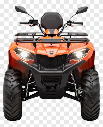 Orange And Black ATV PNG
