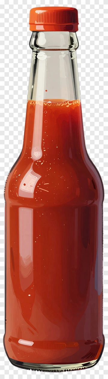 Hot Sauce Bottle PNG