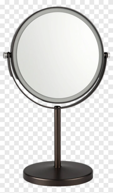 Table Mirror With Adjustable Handle PNG